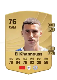 Bilal El Khannouss Common 76 Overall Rating