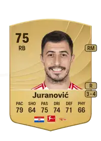 Josip Juranović Common 75 Overall Rating