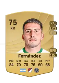 Nicolás Fernández Common 75 Overall Rating