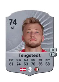 Casper Tengstedt Rare 74 Overall Rating