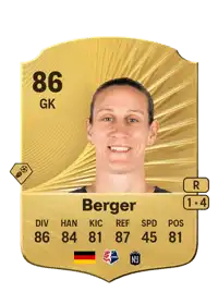 Ann-Katrin Berger Rare 86 Overall Rating