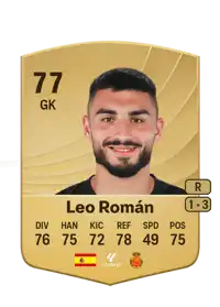 Leo Román Common 77 Overall Rating