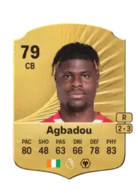Emmanuel Agbadou Rare 79 Overall Rating