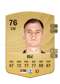 Ivan Ilić Common 76 Overall Rating