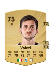 Emanuele Valeri Common 75 Overall Rating