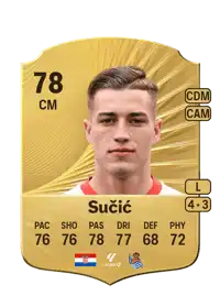 Luka Sučić Rare 78 Overall Rating