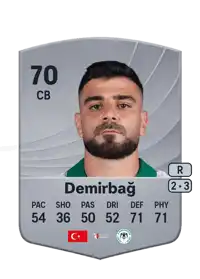 Adil Demirbağ Common 70 Overall Rating