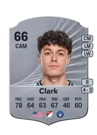 Caden Clark Rare 66 Overall Rating