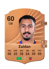 Saud Zaidan Rare 60 Overall Rating