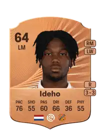Joel Ideho Rare 64 Overall Rating