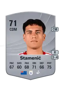 Marko Stamenić Common 71 Overall Rating
