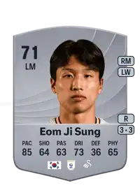 Eom Ji Sung Common 71 Overall Rating