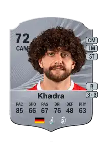 Reda Khadra Rare 72 Overall Rating