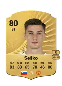 Benjamin Šeško Rare 80 Overall Rating