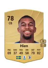Isak Hien Common 78 Overall Rating