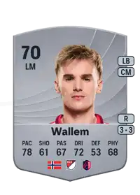 Conrad Wallem Common 70 Overall Rating