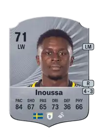 Zeidane Inoussa Rare 71 Overall Rating
