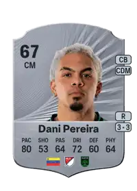 Dani Pereira Rare 67 Overall Rating
