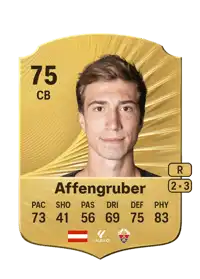 David Affengruber Rare 75 Overall Rating