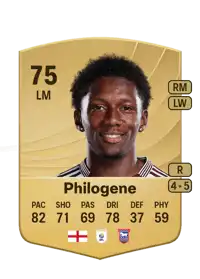 Jaden Philogene Common 75 Overall Rating
