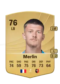 Quentin Merlin Common 76 Overall Rating