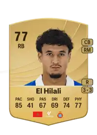 Omar El Hilali Common 77 Overall Rating