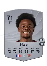 Jacques Siwe Common 71 Overall Rating