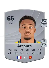 Taïryk Arconte Common 65 Overall Rating
