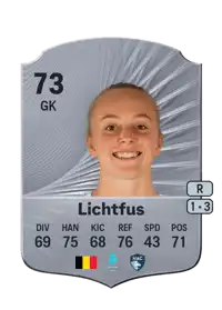 Lisa Lichtfus Rare 73 Overall Rating