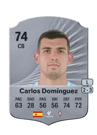 Carlos Domínguez Rare 74 Overall Rating