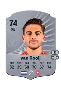 Bart van Rooij Rare 74 Overall Rating