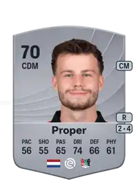Dirk Proper Common 70 Overall Rating