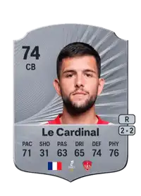 Julien Le Cardinal Rare 74 Overall Rating