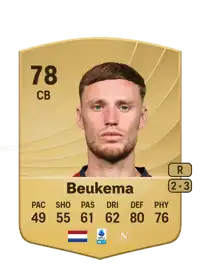 Sam Beukema Common 78 Overall Rating