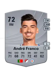 André Franco Common 72 Overall Rating