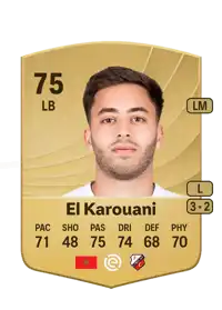 Souffian El Karouani Common 75 Overall Rating