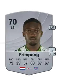 Godfried Frimpong Common 70 Overall Rating