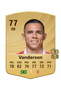 Vanderson Common 77 Overall Rating