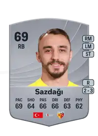 Gökhan Sazdağı Common 69 Overall Rating