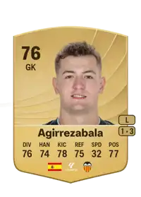 Agirrezabala Common 76 Overall Rating
