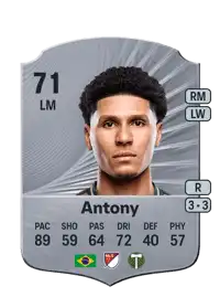 Antony Rare 71 Overall Rating