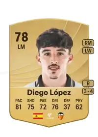 Diego López Common 78 Overall Rating