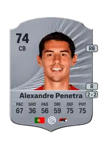 Alexandre Penetra Rare 74 Overall Rating