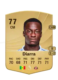 Habib Diarra Common 77 Overall Rating