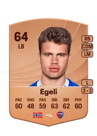 Vetle Walle Egeli Common 64 Overall Rating