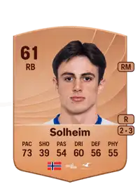 Vegard Solheim Common 61 Overall Rating