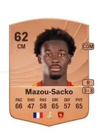 Derek Mazou-Sacko Common 62 Overall Rating