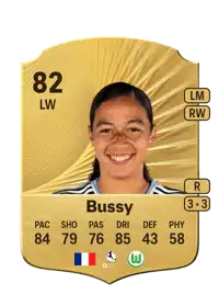 Kessya Bussy Rare 82 Overall Rating
