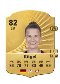 Kristin Kögel Rare 82 Overall Rating