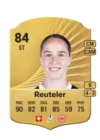 Géraldine Reuteler Rare 84 Overall Rating